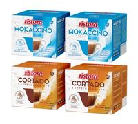 Set 80 Capsule Ristora Compatibili con le Macchine ad uso domestico Nescafè®* Dolce Gusto®* 40 Mokaccino 40 Cortado