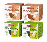 Set 80 Capsule Ristora Compatibili con le Macchine ad uso domestico Nescafè®* Dolce Gusto®* 40 Nocciolino 40 The al limone