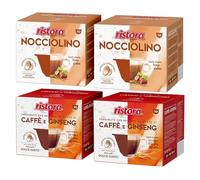 Set 80 Capsule Ristora Compatibili con le Macchine ad uso domestico Nescafè®* Dolce Gusto®* 40 Nocciolino 40 Ginseng