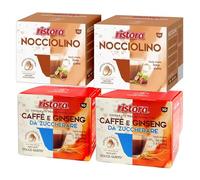 Set 80 Capsule Ristora Compatibili con le Macchine ad uso domestico Nescafè®* Dolce Gusto®* 40 Nocciolino 40 Ginseng da zuccherare