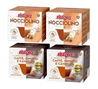 Set 80 Capsule Ristora Compatibili con le Macchine ad uso domestico Nescafè®* Dolce Gusto®* 40 Nocciolino 40 Ginseng cannella