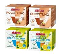 Set 80 Capsule Ristora Compatibili con le Macchine ad uso domestico Nescafè®* Dolce Gusto®* 40 Nocciolino 40 The al limone da zuccherare
