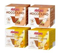 Set 80 Capsule Ristora Compatibili con le Macchine ad uso domestico Nescafè®* Dolce Gusto®* 40 Nocciolino 40 Infuso Zenzero e Limone