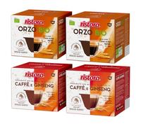 Set 80 Capsule Ristora Compatibili con le Macchine ad uso domestico Nescafè®* Dolce Gusto®* 40 orzo 40 Ginseng