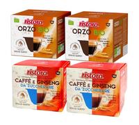 Set 80 Capsule Ristora Compatibili con le Macchine ad uso domestico Nescafè®* Dolce Gusto®* 40 orzo 40 Ginseng da zuccherare