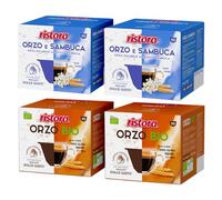 Set 80 Capsule Ristora Compatibili con le Macchine ad uso domestico Nescafè®* Dolce Gusto®* 40 orzo e sambuca 40 Orzo