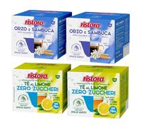 Set 80 Capsule Ristora Compatibili con le Macchine ad uso domestico Nescafè®* Dolce Gusto®* 40 orzo e sambuca 40 The al limone da zuccherare