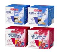 Set 80 Capsule Ristora Compatibili con le Macchine ad uso domestico Nescafè®* Dolce Gusto®* 40 orzo e sambuca 40 melograno e mirtillo