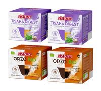 Set 80 Capsule Ristora Compatibili con le Macchine ad uso domestico Nescafè®* Dolce Gusto®* 40 Tisana digest 40 Orzo