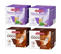Set 80 Capsule Ristora Compatibili con le Macchine ad uso domestico Nescafè®* Dolce Gusto®* 40 Tisana digest 40 Cioccolato