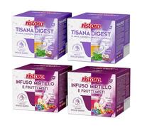 Set 80 Capsule Ristora Compatibili con le Macchine ad uso domestico Nescafè®* Dolce Gusto®* 40 Tisana digest 40 Infuso mirtilli frutti rossi