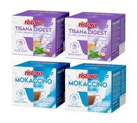 Set 80 Capsule Ristora Compatibili con le Macchine ad uso domestico Nescafè®* Dolce Gusto®* 40 Tisana digest 40 Mokaccino