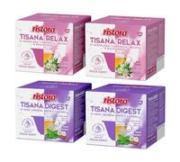 Set 80 Capsule Ristora Compatibili con le Macchine ad uso domestico Nescafè®* Dolce Gusto®* 40 Tisana relax 40 Tisana digest