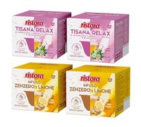 Set 80 Capsule Ristora Compatibili con le Macchine ad uso domestico Nescafè®* Dolce Gusto®* 40 Tisana relax 40 Infuso Zenzero e Limone