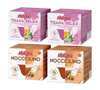 Set 80 Capsule Ristora Compatibili con le Macchine ad uso domestico Nescafè®* Dolce Gusto®* 40 Tisana relax 40 Nocciolino