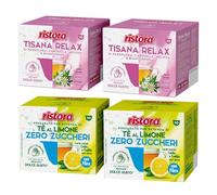 Set 80 Capsule Ristora Compatibili con le Macchine ad uso domestico Nescafè®* Dolce Gusto®* 40 Tisana relax 40 The al limone da zuccherare