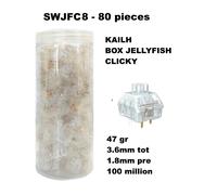 Cortek Set 80 sottotasti Switches Kailh JellyFish Click-Bar