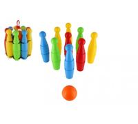 Set 9 birilli colorati in plastica 23cm