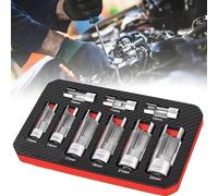 SET 9 CHIAVI A BUSSOLA PER SENSORE OSSIGENO INIETTORI CARBURANTE 10-22 mm CR-V