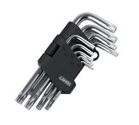 Set 9 chiavi Torx® In acciaio cromo vanadio, finitura al nickel vanadio, PZ.