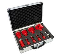 Set 9 frese diamantate x gres 6-68mm Holzmann dtbks6-68
