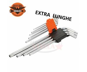 SET 9 PEZZI CHIAVINI TORX A L EXTRA LUNGO TORX INSERTO IMPRONTA VUOTO PROFESSION