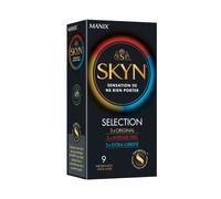 Set 9 Preservativi Senza Lattice Skynfeel 3 Originale 3 Intenso Feel 3 Extra Lub
