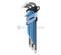 SET 9 PZ CHIAVI TORX LUNGHE A ELLE L FERVI 0545/TF