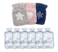 Set 9 Scaldamani Riutilizzabile, Scaldamani Tascabile Portatile, Scalda Mano Natalizi,con 3 Sacchetti Scaldamani in Peluche, Scalda Mani Inverno Dell'Avvento per Regalo Bambini e Adulti,13x8cm