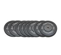 Set 90 kg Dischi bumper Diamond Professional foro 50 mm