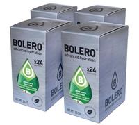 SET 96 BOLERO DA 3 GRAMMI Aloe Vera Coconut Preparato istantaneo polvere solubile in bustine Sticks per Bevande con Stevia e Vitamina C e Senza Zucchero ideale per fitness e diete
