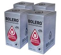 SET 96 BOLERO DA 3 GRAMMI Cranberry Preparato istantaneo polvere solubile in bustine Sticks per Bevande con Stevia e Vitamina C e Senza Zucchero ideale per fitness e diete