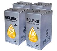 SET 96 BOLERO DA 3 GRAMMI Lemon Preparato istantaneo polvere solubile in bustine Sticks per Bevande con Stevia e Vitamina C e Senza Zucchero ideale per fitness e diete