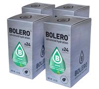 SET 96 BOLERO DA 3 GRAMMI MINT Preparato istantaneo per Bevande con Stevia e Vitamina C e Senza Zucchero