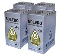 SET 96 BOLERO DA 3 GRAMMI Pear Preparato istantaneo polvere solubile in bustine Sticks per Bevande con Stevia e Vitamina C e Senza Zucchero ideale per fitness e diete