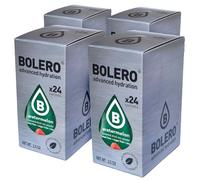 SET 96 BOLERO DA 3 GRAMMI Watermelon Preparato istantaneo polvere solubile in bustine Sticks per Bevande con Stevia e Vitamina C e Senza Zucchero ideale per fitness e diete