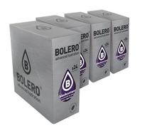 SET 96 BOLERO DA 9 grammi Blackcurrant Preparato istantaneo polvere solubile in bustine Sticks per Bevande con Stevia e Vitamina C e Senza Zucchero ideale per fitness e diete