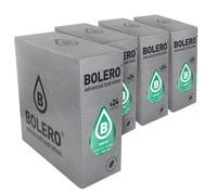 SET 96 BOLERO DA 9 grammi Mint Preparato istantaneo polvere solubile in bustine Sticks per Bevande con Stevia e Vitamina C e Senza Zucchero ideale per fitness e diete