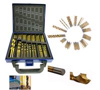 SET 99 PUNTE TRAPANO IN TITANIU DORATE PER LEGNO FERRO ALLUMINIO
