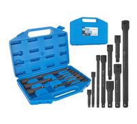 SET 9PZ PROLUNGHE BUSSOLE AD IMPATTO A PERCUSSIONE 1/4" - 3/8" - 1/2" CrV GEKO