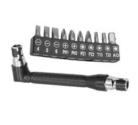 Set A Cricchetto, Acciaio Del Vanadio Chrome, 1SET, Mini Cricchetto E Cornice Set Di Bit, Chiave Mobile A Più Per Spazi Ristretti, Reversibili Con Bit Multipli, Per Auto Da Bici HVAC