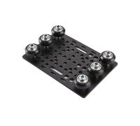 Set A Portale con Scanalatura A V Piastra A Portale da 20-80 mm con Ruote per Profili In Alluminio con Scanalatura A V Router CNC e Stampante 3D Parte
