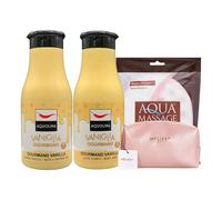 SET A-QUOLINA VANIGLIA: BAGNO SCHIUMA 250ML+LATTE CORPO 250ML+ POCHETTE MELISSA+SPUGNA