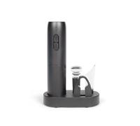 Livoo - Set di vino elettrico ricaricabile GS159 - cavatappi, tagliapatapp, aeratore, beccuccio, base di stoccaggio e carico, universale