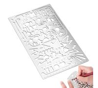 Set - A5 | Stencil da disegno - Modello portatile - Strutturazione grazie al tracker Habit per studenti insegnanti - Robusta qualità design sicuri