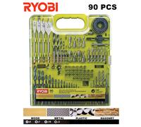 SET ACCESSORI 90 PEZZI AVVITATURA FORATURA E TAGLIO MULTI MATERIALE "RYOBI"