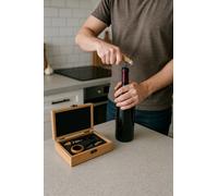 SET ACCESSORI ATTREZZI SOMMELIER SERVFIZIO VINO CAVATAPPI TAPPO VINO VINI