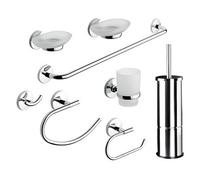 SET ACCESSORI BAGNO 8 PEZZI SERIE OTTO/ONE Accessori Bagno Metaform