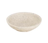 SET ACCESSORI BAGNO PORTA SAPONE SPAZZOLINI DISPENSER SCOPINO AFRA SABBIA