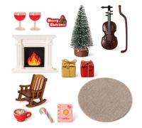 Set Accessori Casa delle Bambole | Componenti in tessuto, Decorazioni Natalizie, Decorazione della casa, Per Giovani Costruttori